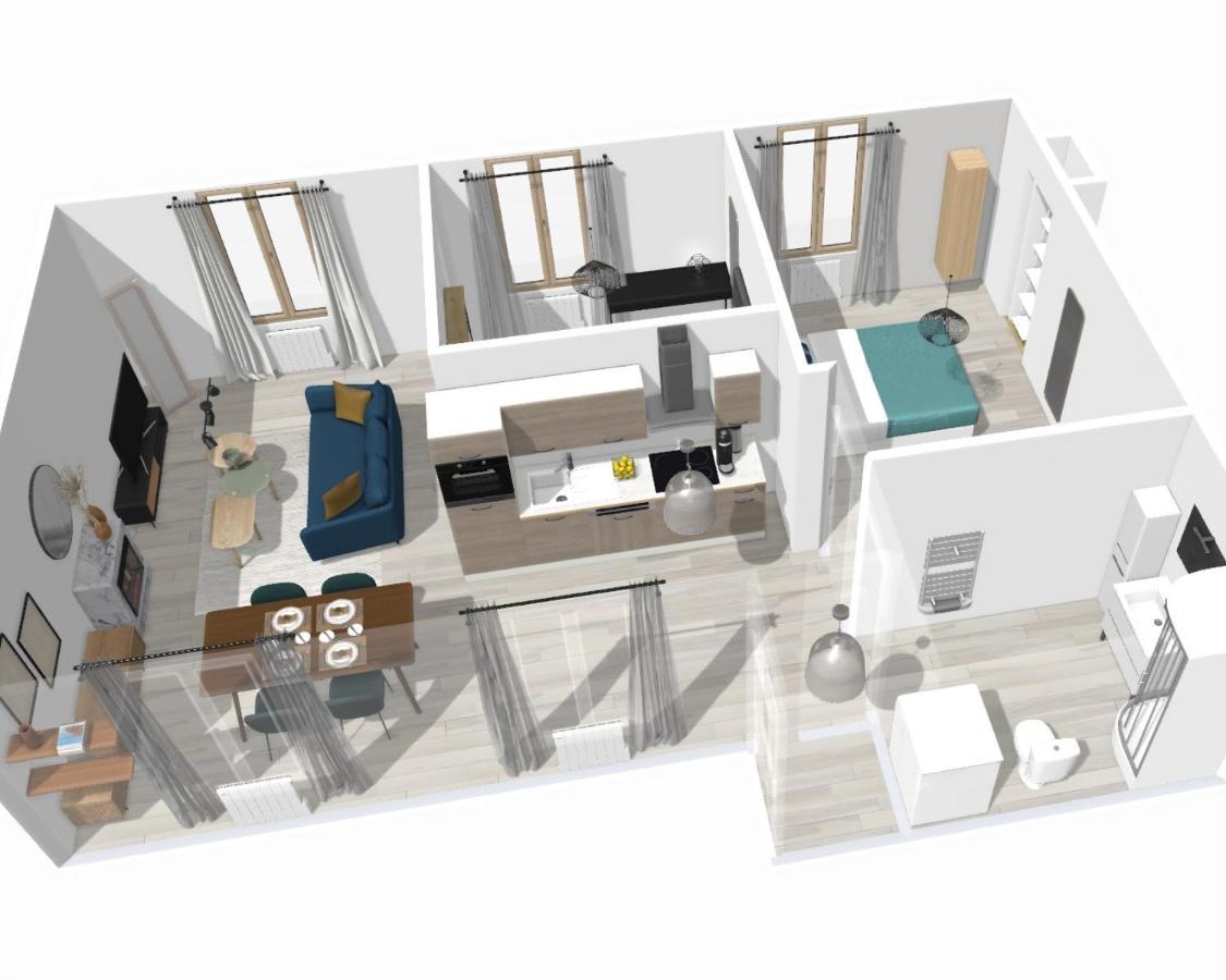 Artsmalt *Ideal Pro * Proche Commerces * 2 Chambres * Tout Confort Montluçon Zewnętrze zdjęcie